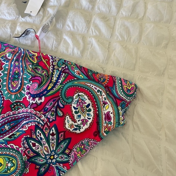 Tommy Bahama Paisley Swim Bottom - Pink and Blue - Picture 4 of 7